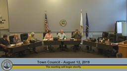 Thumbnail image for Town Council August 12, 2019