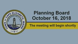 Thumbnail image for Planning Board Oct. 16, 2018
