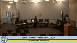 Thumbnail image for Town Council - February 12, 2024