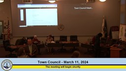 Thumbnail image for Town Council - March 11, 2024