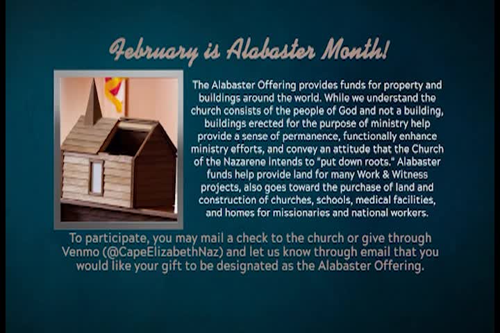 Thumbnail image for Church of the Nazarene - February 1, 2026