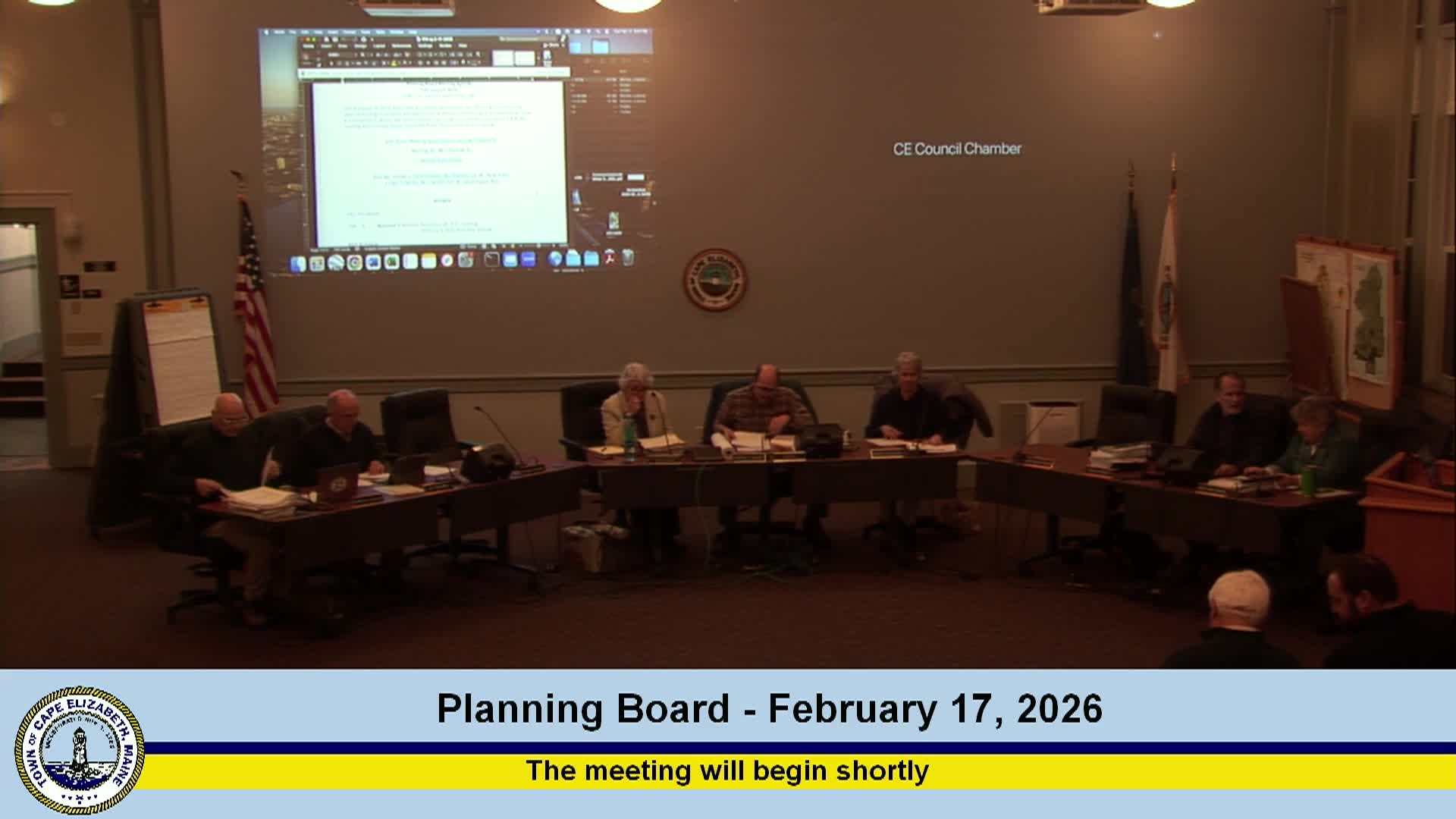 Thumbnail image for Planning Board Meeting - February 17, 2026