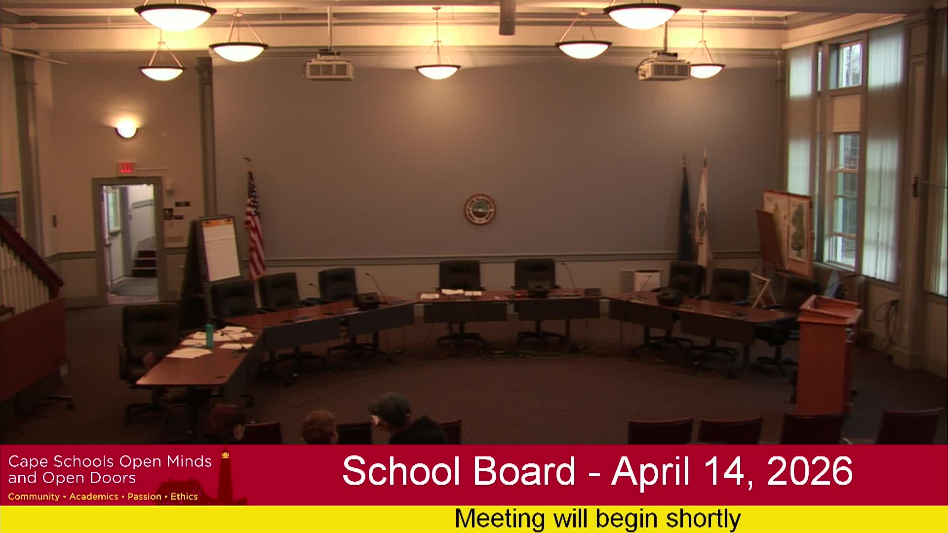 Thumbnail image for School Board Meeting - Tuesday, April 14, 2026