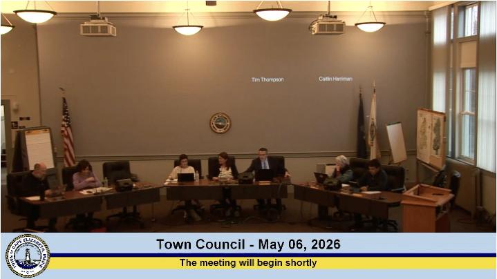 Thumbnail image for Town Council Special Meeting - May 6, 2026