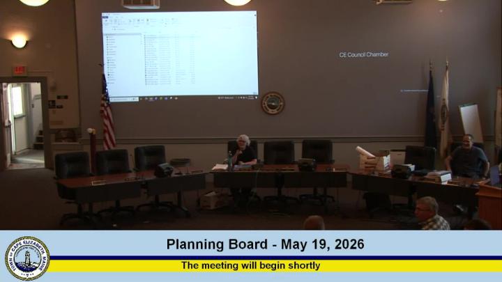 Thumbnail image for Planning Board Meeting - May 19, 2026