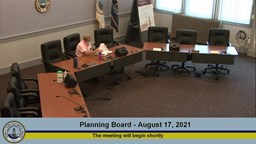 Thumbnail image for Planning Board Meeting August 17, 2021