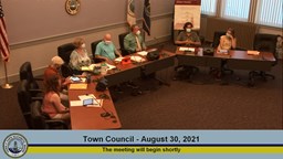 Thumbnail image for Town Council Special Meeting August 30, 2021